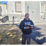 Praying outside during the pandemic